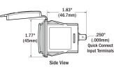 Laadija Blue Sea Systems 2xUSB-ga kandiline 12/24V 4,8A