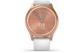 Aktiivsuskell Garmin vivomove Style, Rose Gold-White, Silicone roosa kuld/valge - silikoon