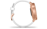 Aktiivsuskell Garmin vivomove Style, Rose Gold-White, Silicone roosa kuld/valge - silikoon