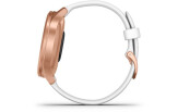 Aktiivsuskell Garmin vivomove Style, Rose Gold-White, Silicone roosa kuld/valge - silikoon