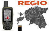 Käsi GPS Garmin GPSMAP 65s + Regio Topo mälukaart GPSMAP 65s + Regio Topo mälukaart