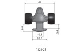 Kelk Rutgerson R1525-23 rullikutega