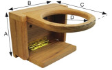 Pudelihoidja Roca 602210 tiik ∅ 86mm H110x136x152mm ∅ 86mm H110x136x152mm