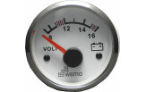 Voltmeeter Wema 110634 valge/rst 12V ∅ 52mm 110634