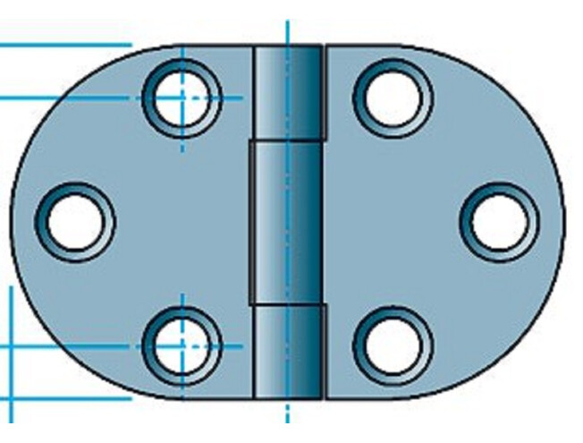 Hing rst 46x30mm