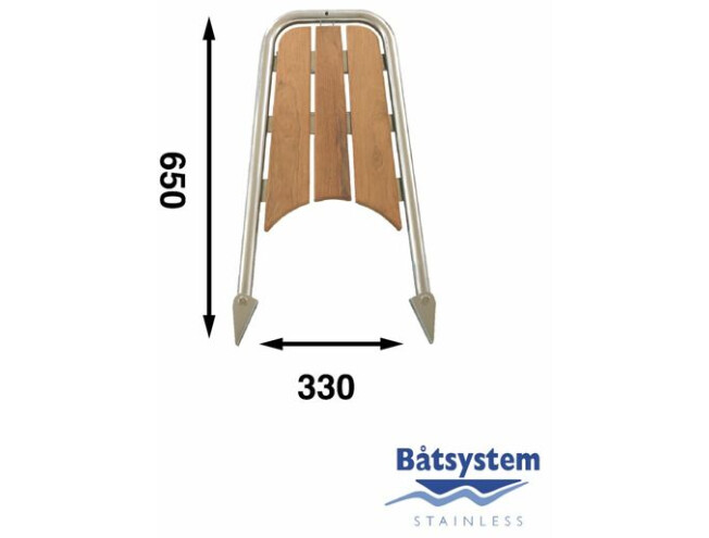 Vööriplatvorm Batsystem rst/tiik 650x330m