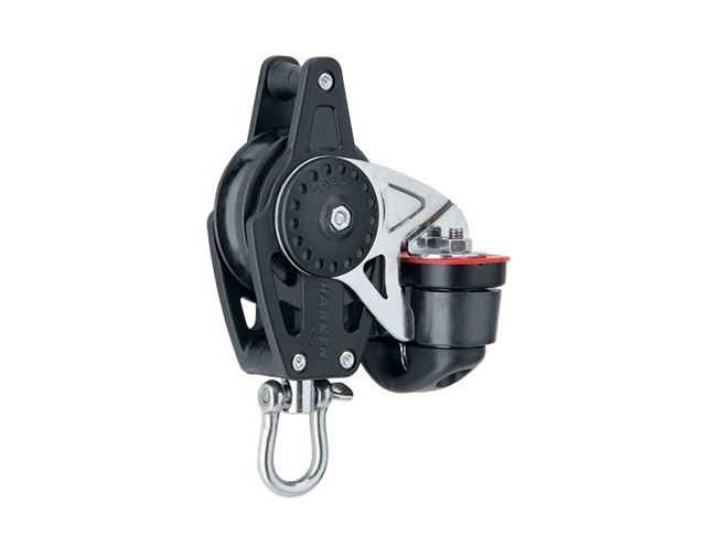 Plokk Harken 2646 1-ne tilaga cam-cleat stopperiga max 6mm otsale 40mm WL 136kg BL 272kg