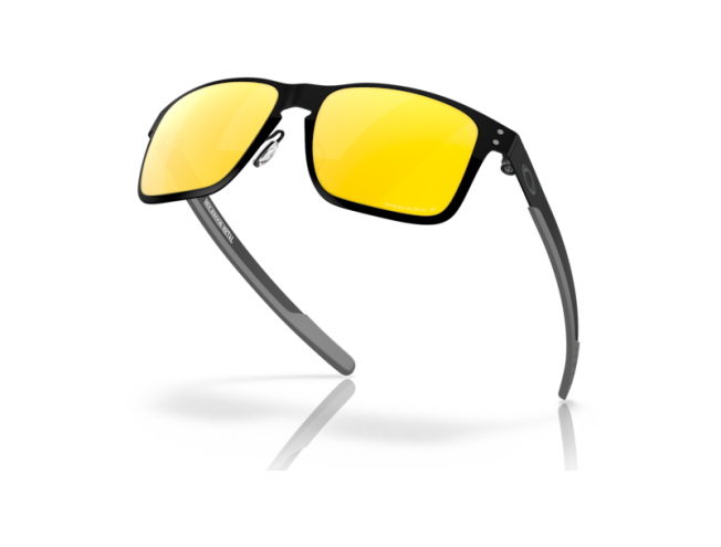 Päikeseprillid OAKLEY Holbrook Metal Polished Black Prizm 24k Polarized Polished Black Prizm 24k Polarized