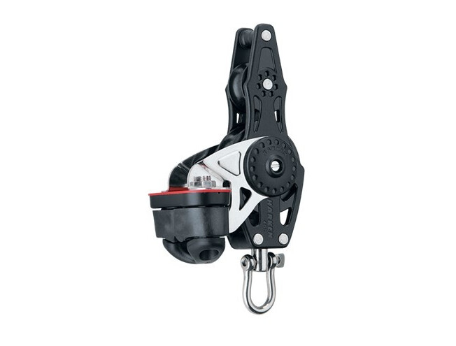 Plokk Harken 2658 järjestikune cam-cleat stopperiga max 6mm otsale 40mm WL 220kg BL 735kg