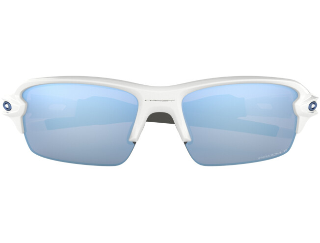 Päikeseprillid OAKLEY Flak XS Polished White Prizm Deep Water Polarized