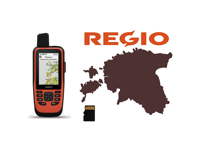 Käsi GPS merele Garmin GPSMAP 86i (inReach) + Regio Teed mälukaart GPSMAP 86i (inReach) + Regio Teed mälukaart