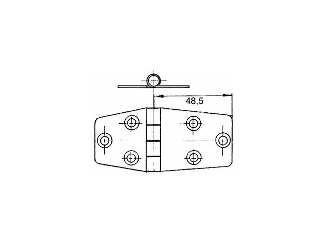 Hing rst 8,5cm