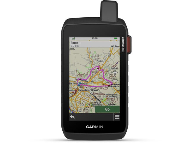 Käsi GPS Montana 750i (inReach)