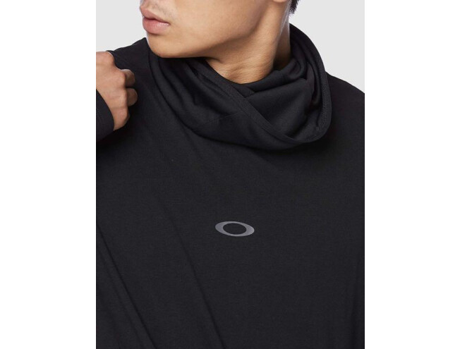 Pikkade varrukatega näokattega särk OAKLEY Cloth Face Covering Tee LS BLACKOUT; M