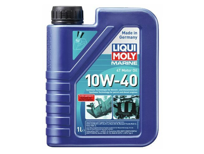 Mootoriõli 4T Liqui Moly Marine 10W-40 1L bensiin&diisel