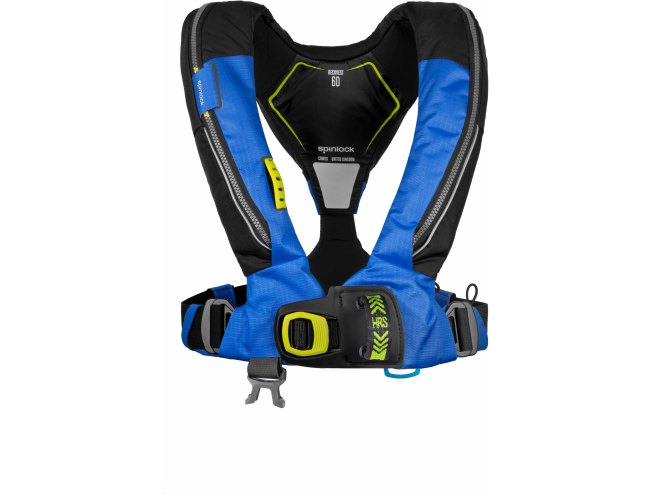 Päästevest Spinlock Deckvest 6D 170N sinine kapuutsi, tule ja turvavaljaga sinine