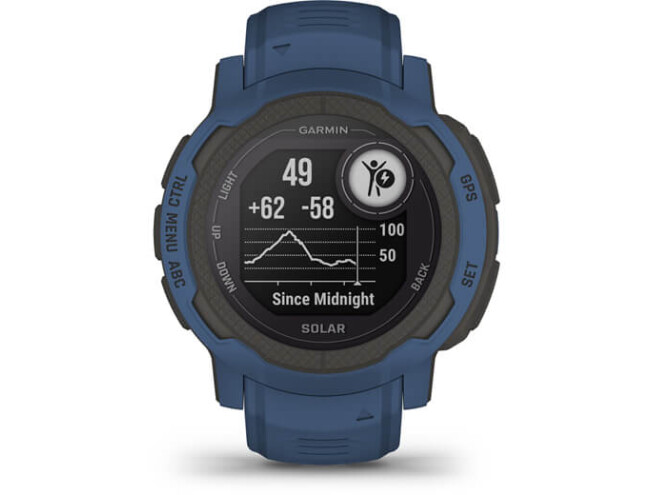 Seikluskell Garmin Instinct 2 Solar Tidal Blue Solar Tidal Blue