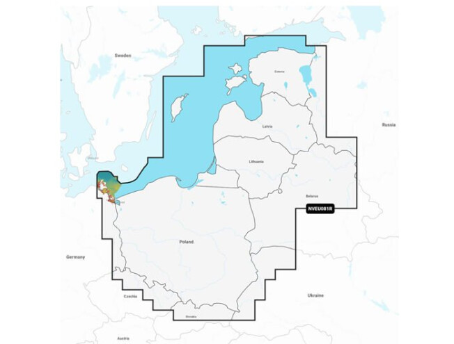 Läänemere idarannik Navionics Vision+ NVEU081R