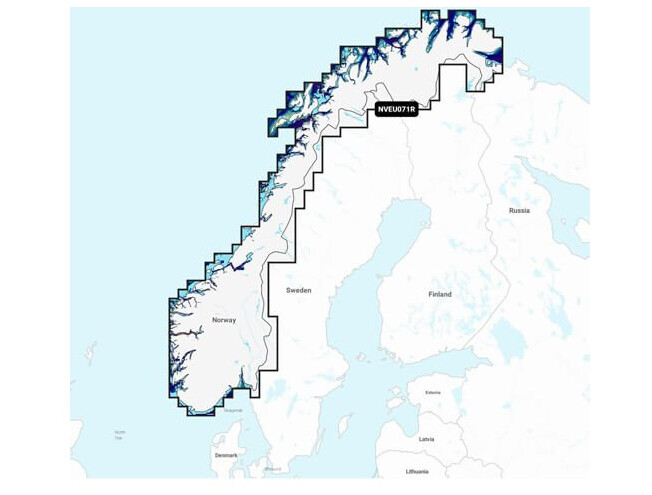 Norra siseveekogud Navionics Vision+ NVEU071R