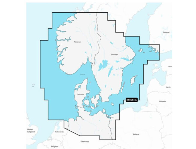 Skagerrak & Kattegat Navionics+ NSEU645L