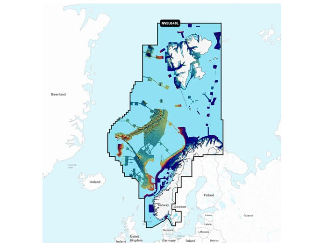 Norra Navionics Vision+ NVEU649L