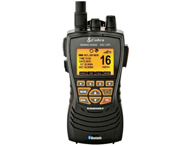 Raadiosaatja VHF Cobra Marine HH600B FLT BT GPS