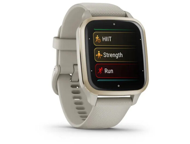 Aktiivsuskell Garmin VENU SQ 2 Music French Gray/Cream Gold Music - French Gray/Cream Gold