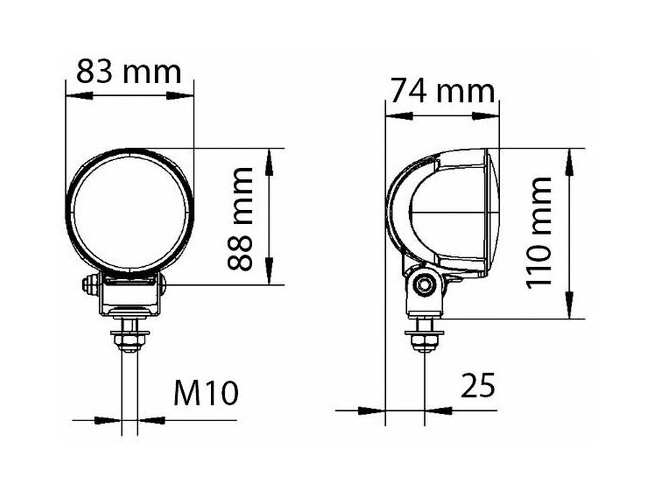 Prožektor Hella Marine MODULE 70 GEN IV WHITE LONG RANGE