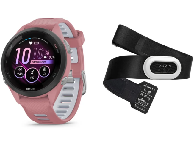 Spordikell Garmin Forerunner 265S Music, Pink + HRM-Pro Plus pulsivöö Pink + HRM-Pro Plus pulsivöö