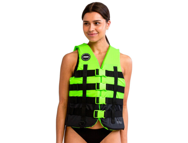 JOBE 4 Buckle vest lime XL lime/must XL