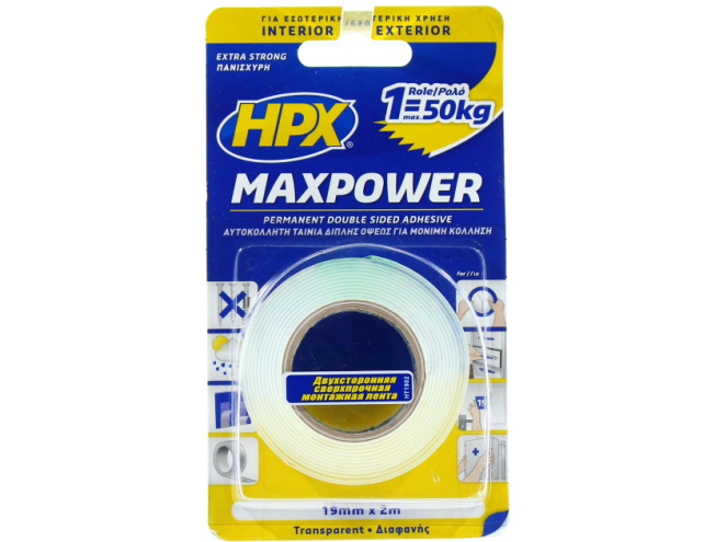 Teip HPX Maxpower 2-poolne max 5kg