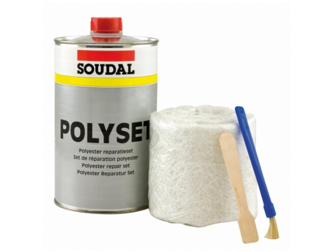 Klaaskiud paranduskomplekt Soudal Polyset 0,5m2