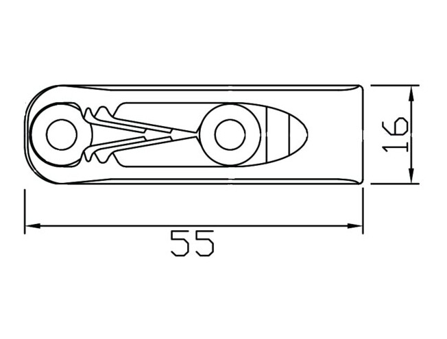 Kiilstopper ClamCleat CL211 Mk2