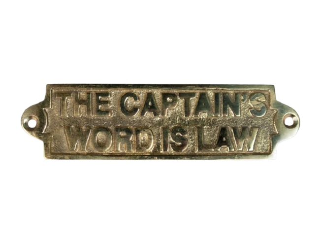 Silt Captain's word