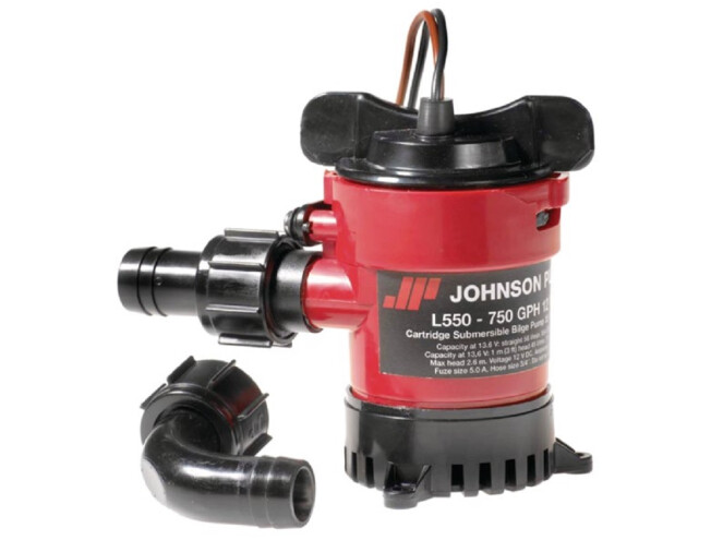 Pilsipump Johnson L550 12V 50 L/min manuaalne L750 50 l/min