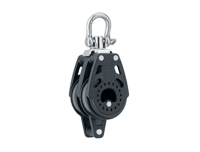 Plokk Harken 2639 2-ne tilaga seekliga max 10m otsale 40mm WL 440kg BL 1080kg