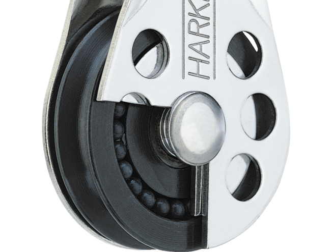 Plokk Harken 466 tilaga 2-4mm vaierile 25mm WL 454kg BL 907kg