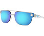 Päikeseprillid OAKLEY Chrystl Satin Chrome Prizm Sapphire Satin Chrome Sapphire