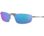 Päikeseprillid OAKLEY Whisker Satin Chrome Prizm Sapphire Polarized