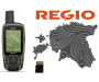 Käsi GPS Garmin GPSMAP 65 + Regio Topo mälukaart GPSMAP 65 + Regio Topo mälukaart